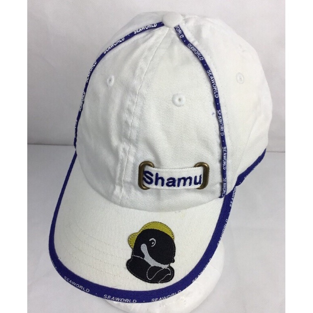 SeaWorld Shamu Hat Baseball Cap Embroidered Whale Toddler Kids Parks‎ Exclusive